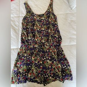 Ditzy floral romper